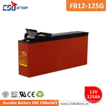 Csbattery 12V 125ah Front Access VRLA Battery for Solar/Forklift/Submersible-Pumps/Anti-Theft-and-GPS/Amy